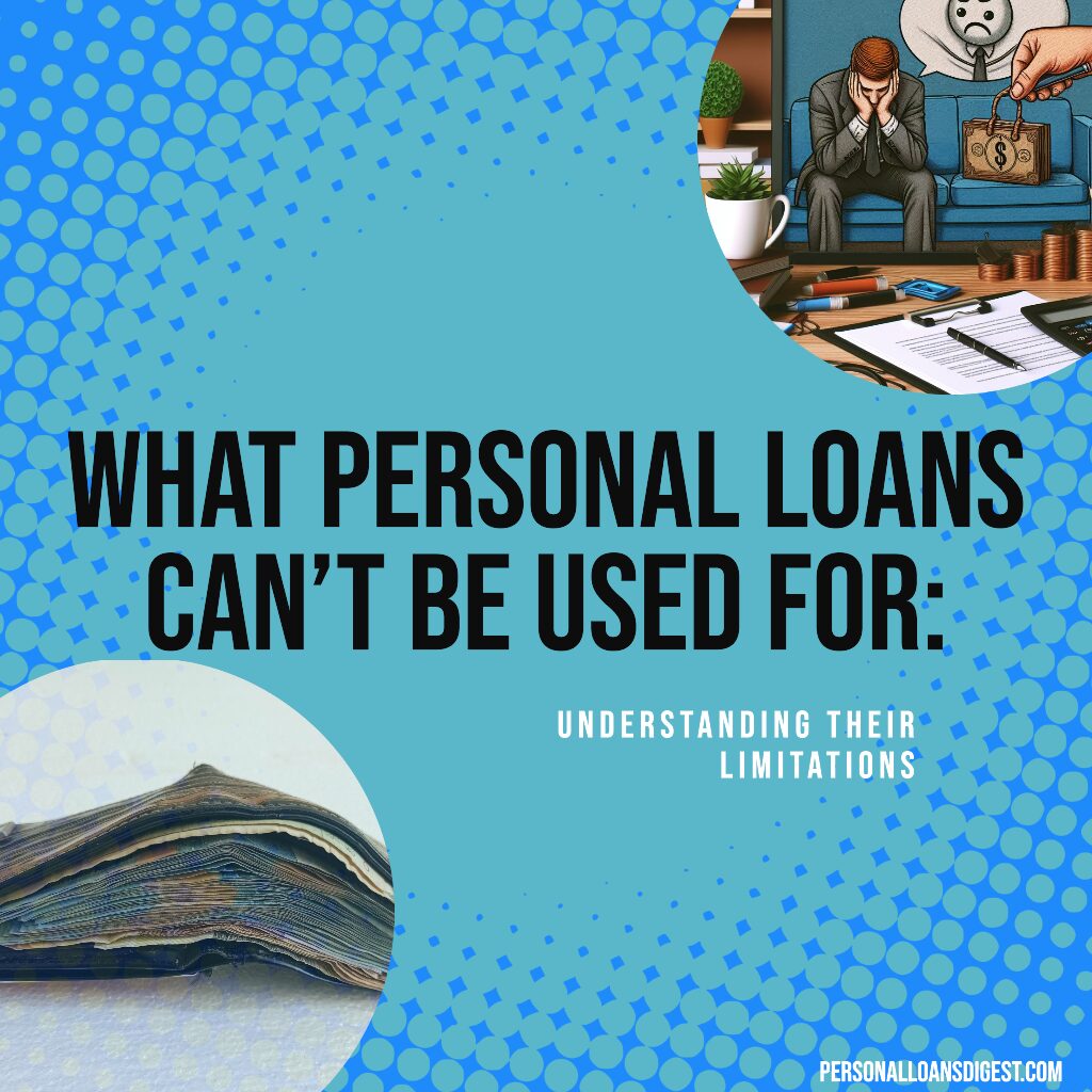 What Personal Loans Can’t Be Used For: Understanding Their Limitations